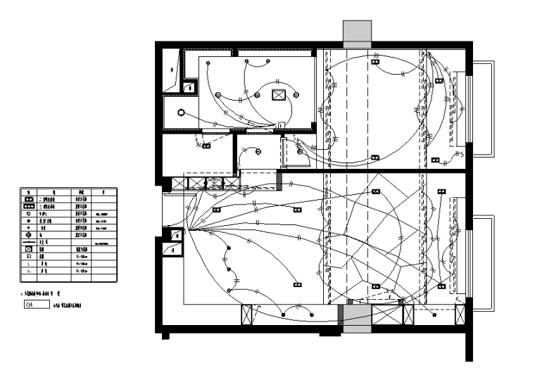 瑞士公寓住宅资料下载-[北京]邱德光瑞士公寓室內施工图