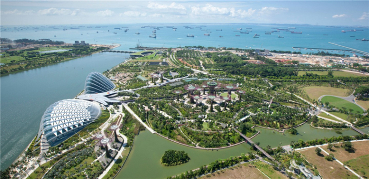 日本播磨科学花园资料下载-新加坡滨海湾花园照明规划赏析