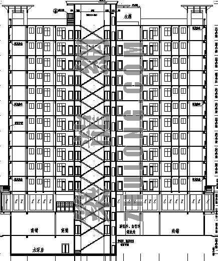 某小高层住宅楼建筑施工图-3
