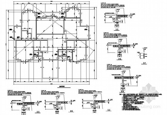 木结构设计su模型资料下载-某2层木结构商务楼辅助用房结构设计图