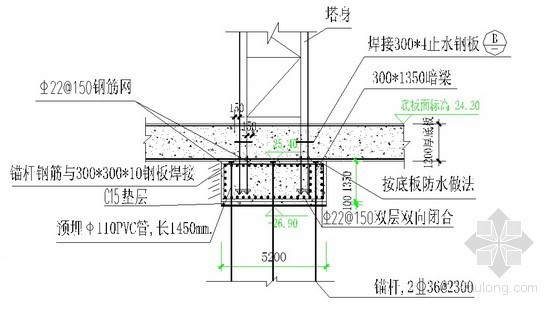 QTZ塔吊基础方案资料下载-[广东]住宅楼QTZ160(JL6018)塔吊基础施工方案