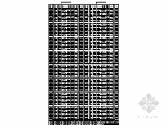 公寓酒店设计施工图资料下载-[浙江]33层现代风格公寓式酒店设计施工图（图纸精细 值得参考）