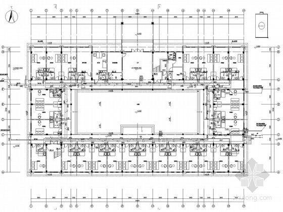 太阳能热水原理图资料下载-[湖南]办公楼给排水施工图（太阳能热水）