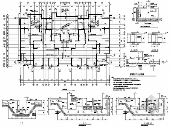 高层平筏板基础资料下载-[河南]15层剪力墙结构住宅楼结构施工图（CFG桩复合地基筏板基础）