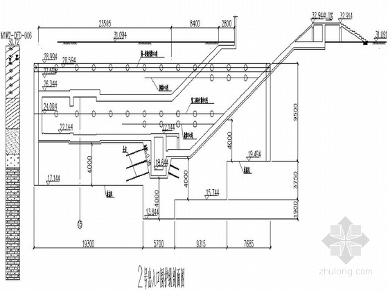 基坑止水措施资料下载-[湖南]地铁出入口基坑围护结构及止水帷幕设计图纸