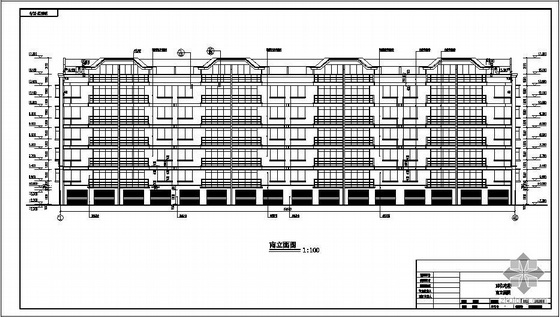 度假区的住宅项目资料下载-[乳山]某度假区1#住宅建筑结构图