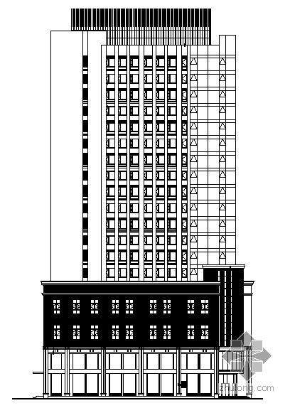 楼房外装修施工方案资料下载-[上海]某大厦内外装修工程建筑、结构施工图