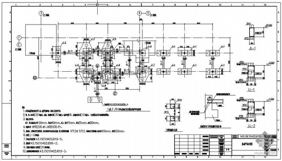 方形料仓施工图资料下载-江阴某炼钢工程1#RH料仓基础及变压器室结构施工图