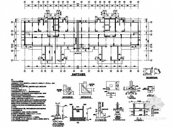 29层住宅施工设计图资料下载-某8层住宅结构设计图