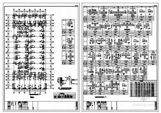 住宅广场dwg资料下载-某广场住宅结构设计图