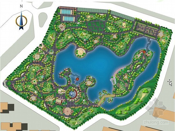 公园方案景观设计资料下载-[天津]公园景观设计方案
