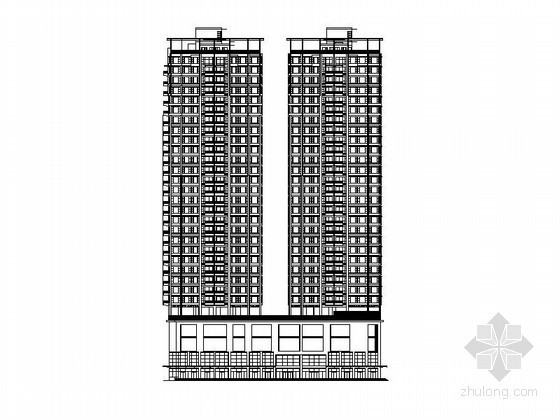 某三十层商住楼建筑施工图资料下载-[深圳]某三十层商住楼建筑施工图