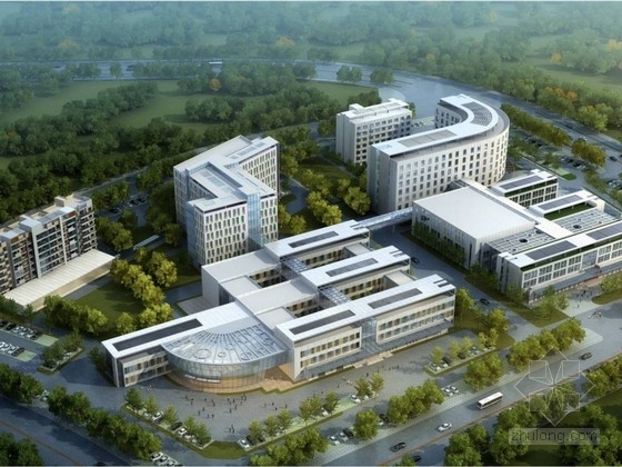 医疗建筑设计难点资料下载-[内蒙古]现代风格医疗中心建筑设计方案文本