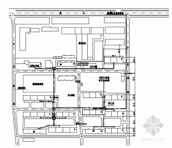 教学楼强弱电图纸资料下载-某小区强弱电外网图纸