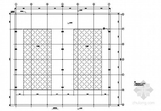 拱形钢结构施工组织资料下载-拱形钢结构屋顶网球场结构施工图
