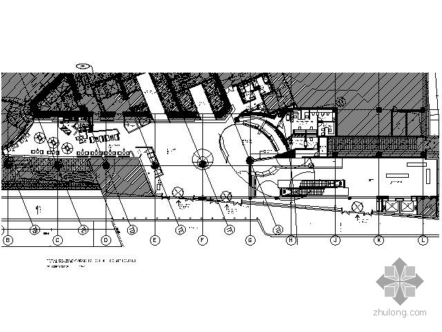 通道桥施工图设计资料下载-[南京]某酒店大堂及通道施工图