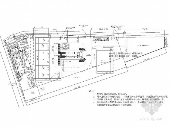 cad安全现场施工布置图资料下载-[吉林]高速公路工程拌合站专项施工方案17页（含CAD布置图）