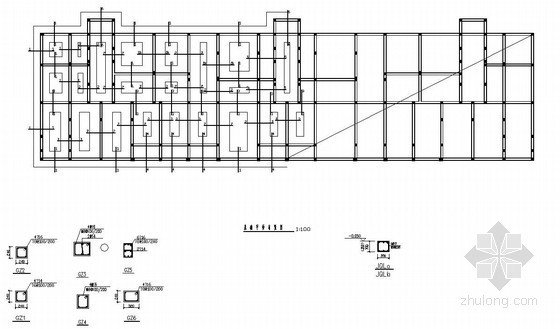 16层住宅楼结构设计资料下载-五层砖混住宅楼结构设计图