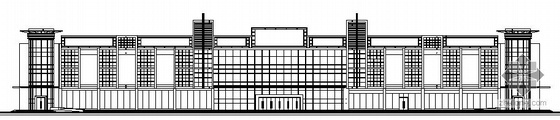 大型商场建筑设计施工图资料下载-[广东]某大型商场建筑施工图