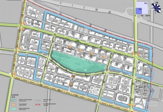 [江苏]大型城市综合体规划及单体设计方案文本-城市综合体分析图