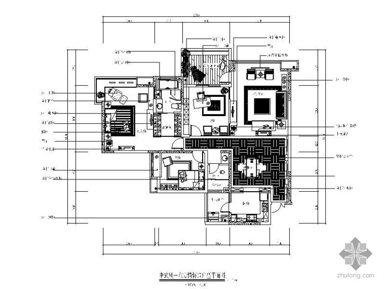 奢华四居室样板间资料下载-奢华四居样板房装修图（含实景）