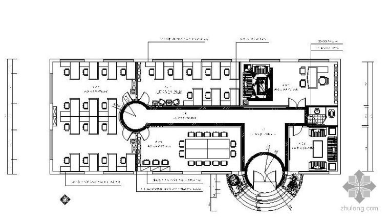 温特莱中心办公空间资料下载-科技研发中心办公空间装修图