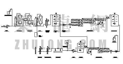 给水水泵房工艺流程图资料下载-广西某2000升/小时宾馆直饮水工艺流程图