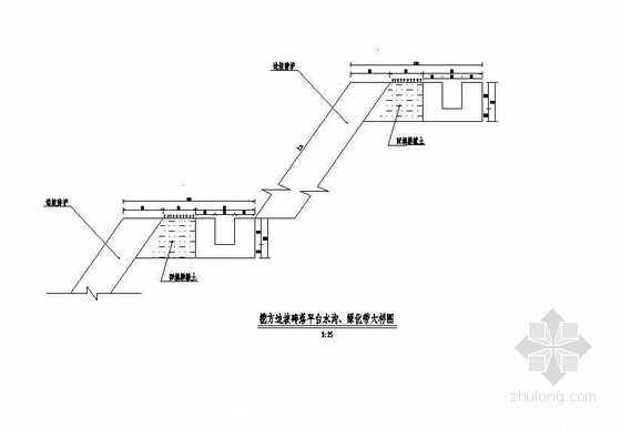 边坡护面墙施工资料下载-路桥交通防护工程挖方边坡浆砌上挡护面墙及绿化节点详图设计