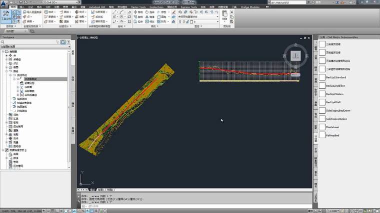 铁路路基工程全过程BIM应用示范ppt（图文丰富，共53页）-三维建模演示