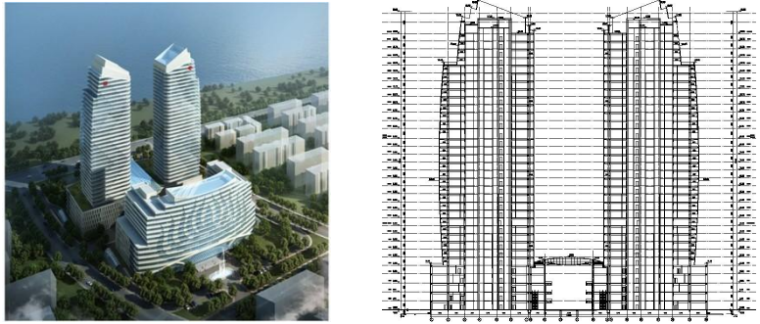 高层建筑底部加强区资料下载-陕西金融大厦1#、2#写字楼结构设计