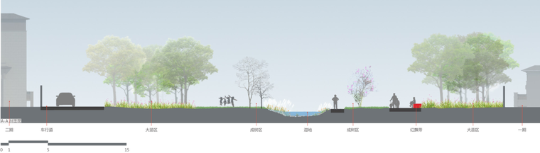 [重庆]巴月莊·生态农业公园景观概念设计（PDF+44页）-节点立面图