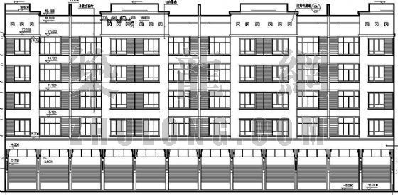 沿街空间设计方案资料下载-某沿街商业住宅楼建筑设计方案