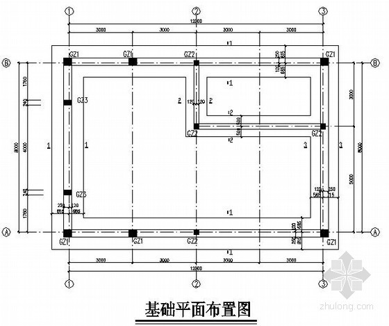 设备房结构施工图资料下载-多孔砖砌体锅炉房结构施工图