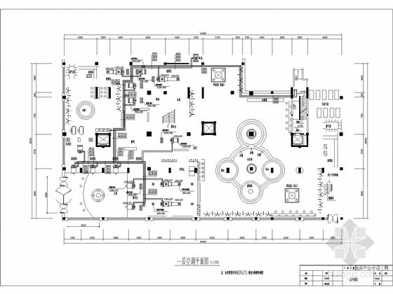 洗浴室内施工图资料下载-某高级洗浴中心空调系统设计施工图