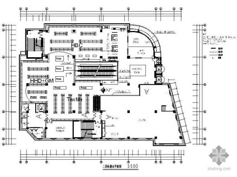 两层饮食店平面图资料下载-某两层五星级酒店平面施工图
