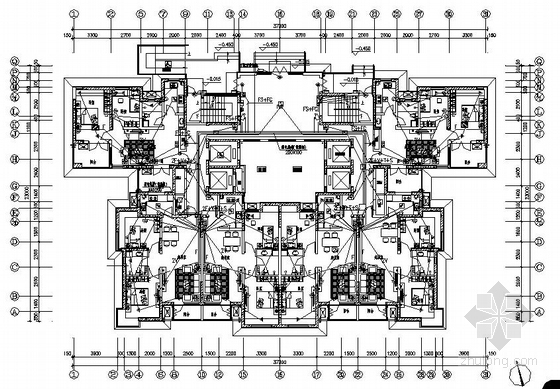 某小区一号楼全套施工图纸资料下载-天津某高层住宅小区全套电气施工图