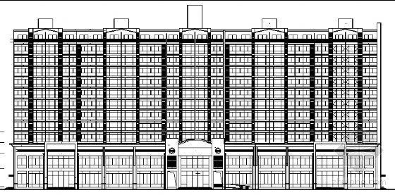 高层公寓建筑cad图资料下载-某高层公寓住宅楼建筑施工图