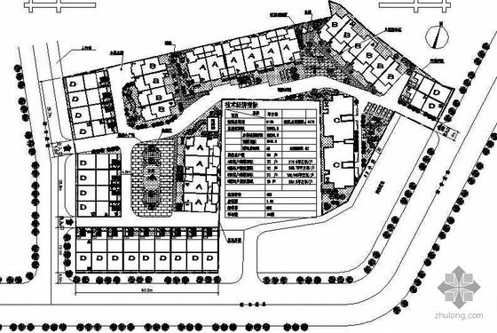 住宅小区总平面规划资料下载-某住宅小区景观规划设计总平面
