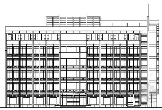 杭州办公楼cad图资料下载-杭州市江干区某办公楼建筑施工图