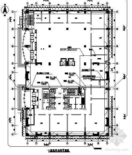 楼宇泛光照明施工方案资料下载-某大厦泛光照明电气施工图