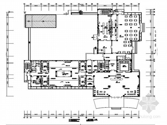 办公楼室内装修CAD案资料下载-[江苏]某办公楼室内装修方案