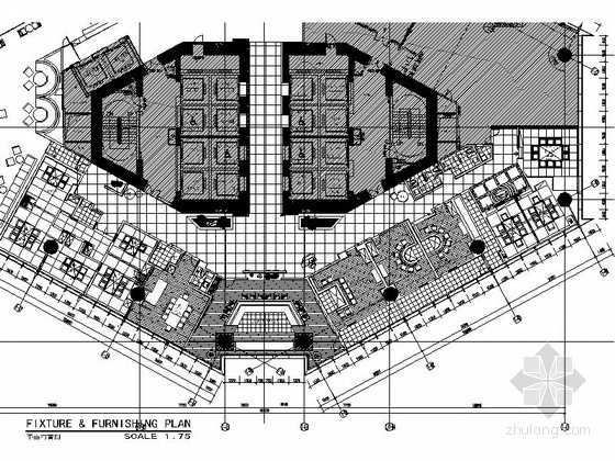 日本现代酒店资料下载-[福州]首家国际白金五星级酒店日本餐厅施工图