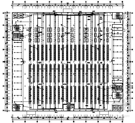 服装厂建筑施工图资料下载-服装厂三层厂房电气施工图纸
