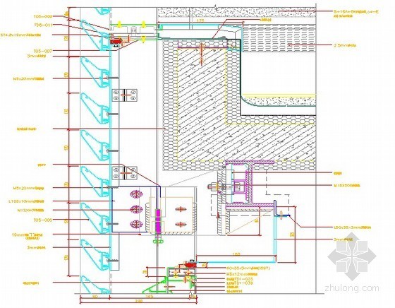 [天津]商业广场幕墙工程安全专项施工方案（双轨道施工系统计算） -单元式铝合金百页 