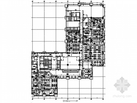 北京市办公装修资料下载-[北京]高品质商务现代办公楼装修施工图