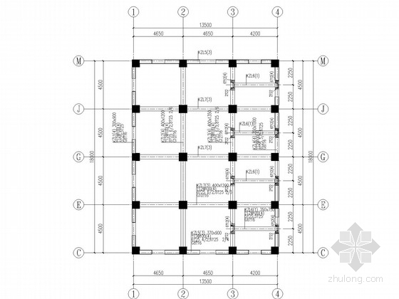 混凝土结构平面布置图资料下载-麦仓混凝土结构施工图