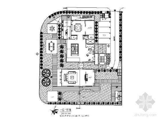 新加坡KLAPSON资料下载-[新加坡]豪华别墅平面方案