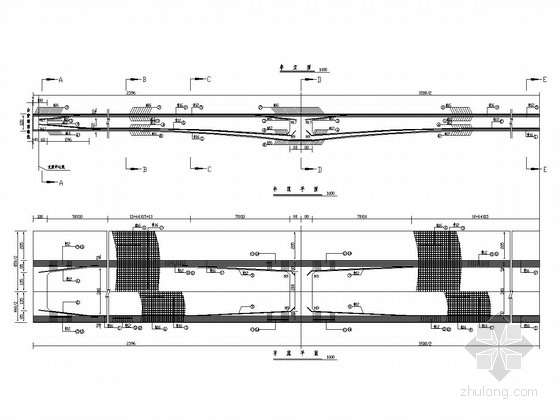 整体式箱桥资料下载-[黑龙江]分离式立交桥连续箱梁一般构造图及钢筋构造图