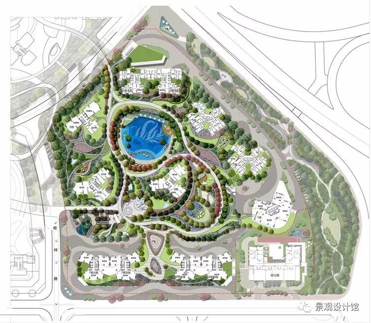 公园休息亭CAD资料下载-颐安都会中央公园（2期）现代风格景观设计