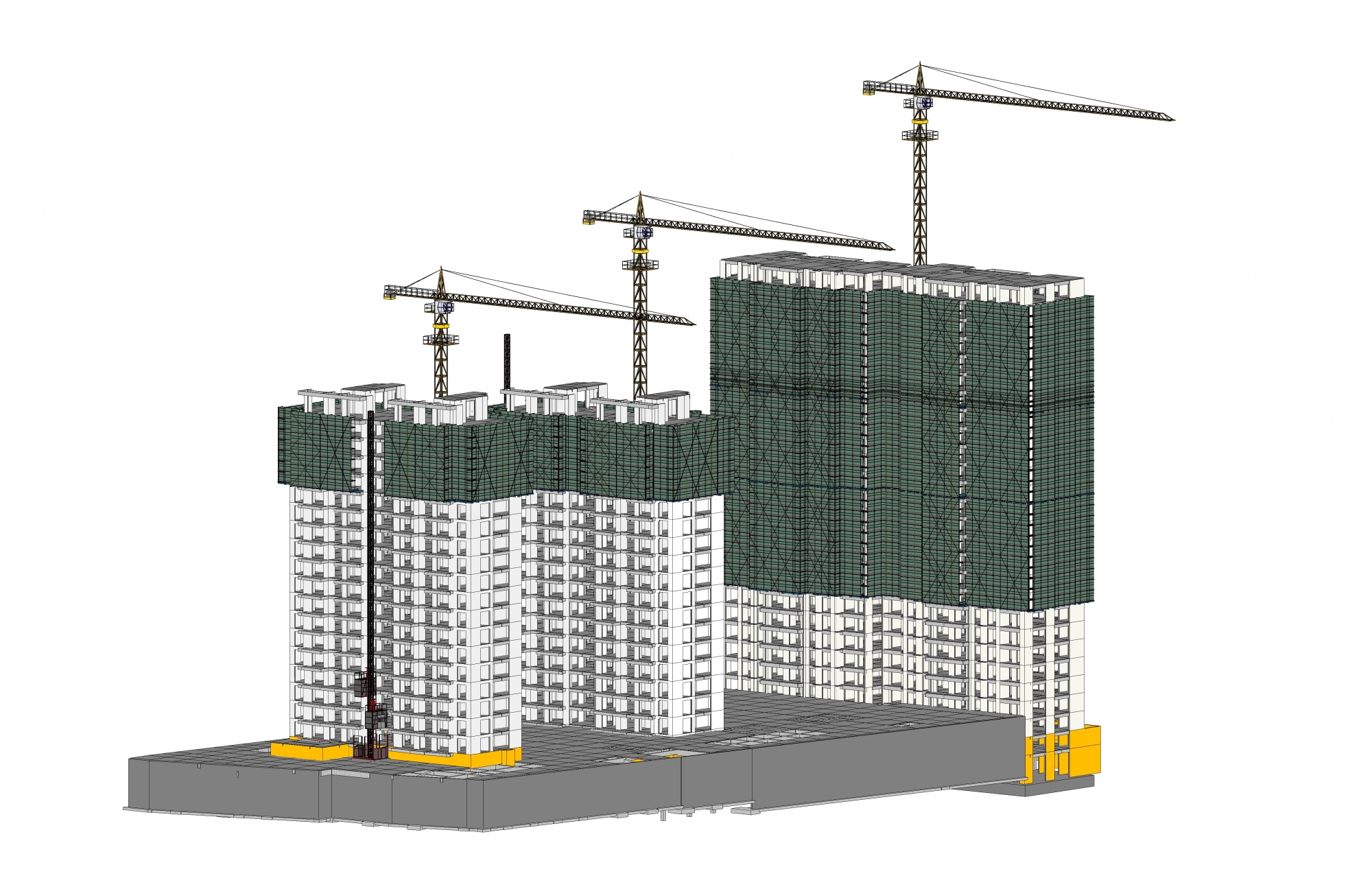 领秀城规划3dmax 模型下载-光辉城市